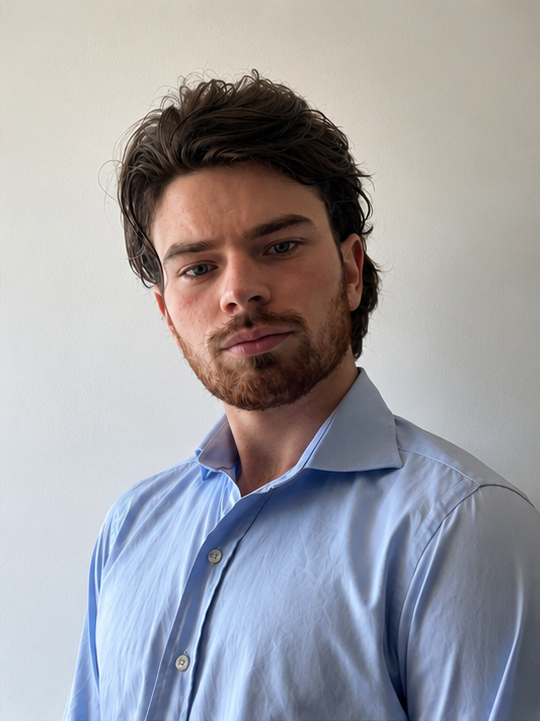 Cade Dalton, Founder and CEO of Vestige Defense — professional headshot, 2026